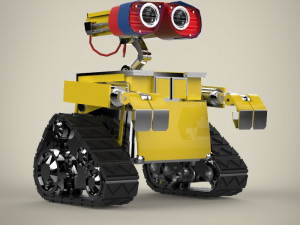 wall-e robote 3D Modell