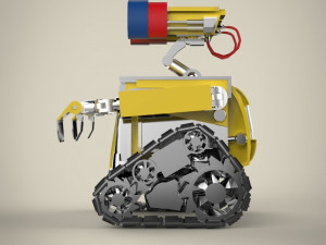 wall-e robote 3D Modell