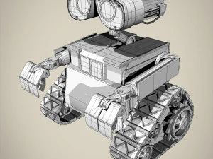 робот валл-и 3D Модель