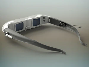 3d video glass 3D Model