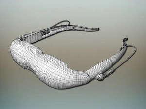 3d video glass 3D Model
