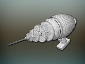 alien ray Modèle 3D