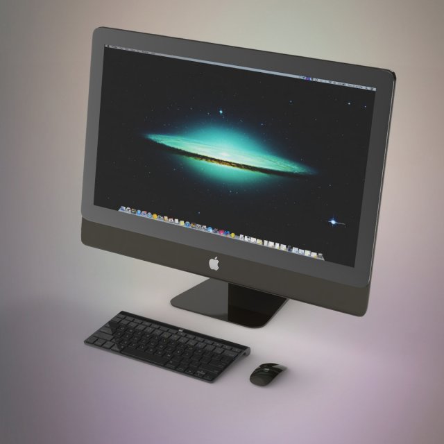 imac 3D 模型 .c4d .max .obj .3ds .fbx .stl .blend 