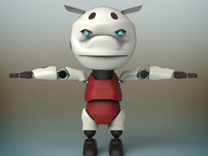 baby robot 3Dモデル