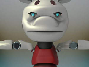 baby robot Modello 3D