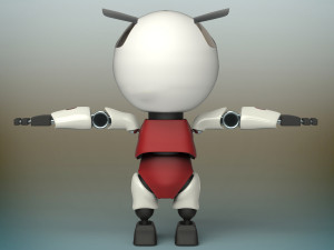 baby robot Modello 3D
