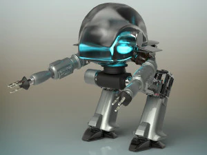 戦闘ロボット 3Dモデル