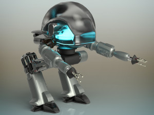 battle robot 3D मॉडल
