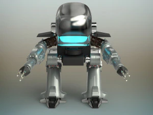 battle robot 3D Model