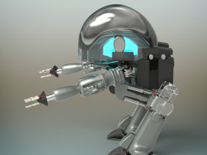 battle robot 3D मॉडल