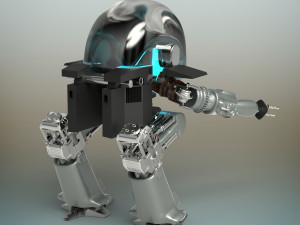 battle robot 3D मॉडल
