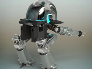 battle robot 3D Model