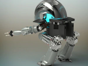 battle robot 3D Model