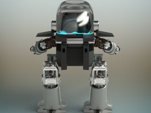 battle robot 3D मॉडल