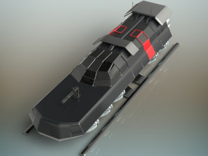battle shuttle 3D Model