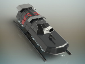 battle shuttle 3D Model