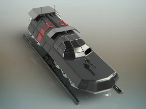 battle shuttle 3D Model