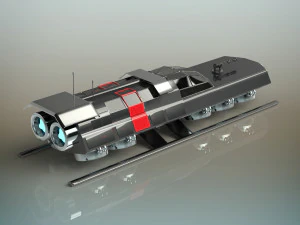 battle shuttle 3D Model