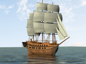 battleship 3D Model