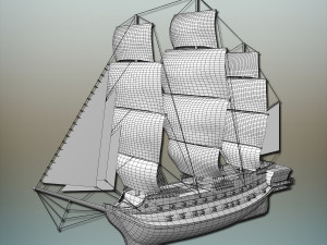 battleship 3D Model
