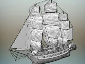 battleship 3D Model