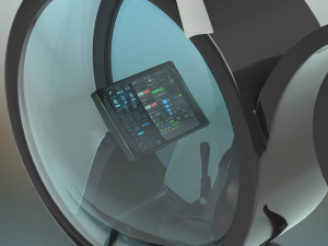 futuristic helicopter Model 3D