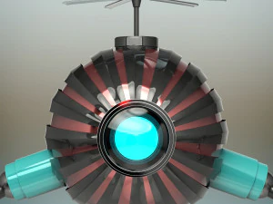 robot futurista Modelo 3D