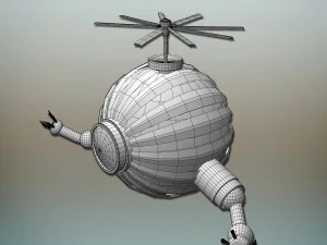 robot futurista Modelo 3D