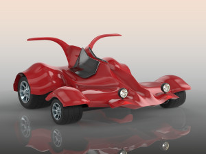 go kart Modèle 3D