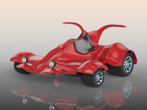 go kart Modèle 3D