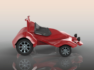 go kart Modèle 3D