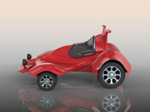 go kart Modèle 3D