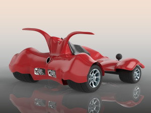 go kart Modèle 3D