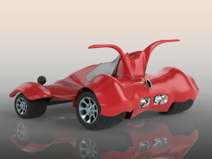 go kart Modèle 3D