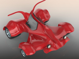go kart Modèle 3D