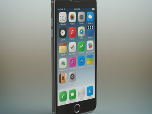 iphone 6 gray Modelo 3D