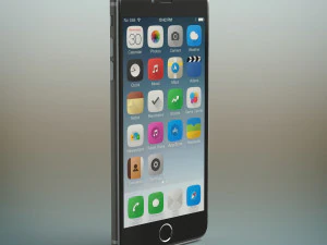 iphone 6 gray 3D Model
