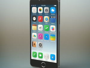 iphone 6 gray Modelo 3D