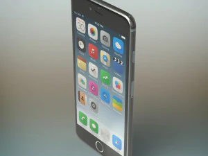 iphone 6 gray 3D Model