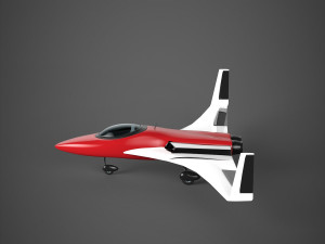 jet plane Modello 3D