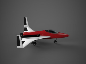 jet plane Modello 3D