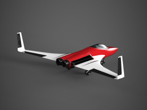jet plane Modello 3D