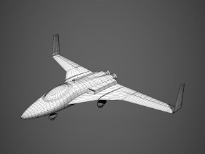 jet plane Modello 3D