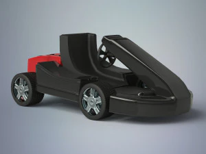 little go kart 3D Model