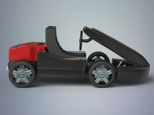 little go kart 3D मॉडल