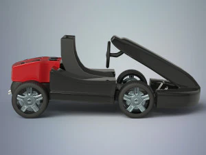 little go kart 3D Model