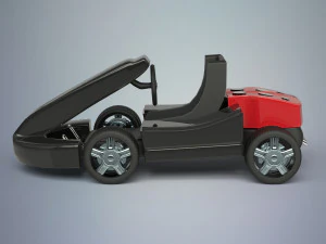 little go kart 3D Model