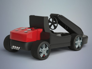little go kart 3D मॉडल