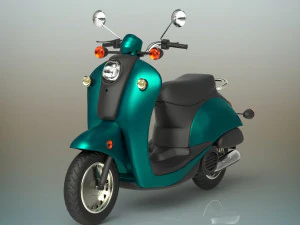 mini scooter Modelo 3D