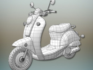 mini scooter 3Dモデル